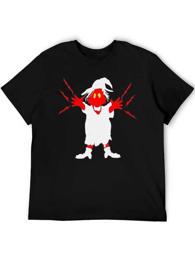 Ugly Witch With Magic Forces Lightning Lightweight Cotton T-Shirt – Daily Comfort Graphic Shirt