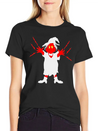 Ugly Witch With Magic Forces Lightning Lightweight Cotton T-Shirt – Daily Comfort Graphic Shirt