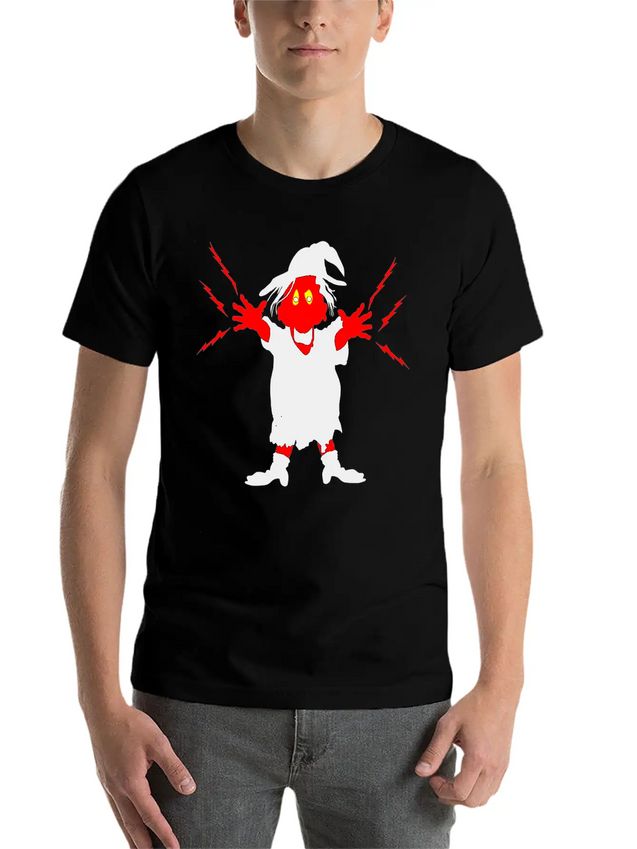 Ugly Witch With Magic Forces Lightning Lightweight Cotton T-Shirt – Daily Comfort Graphic Shirt