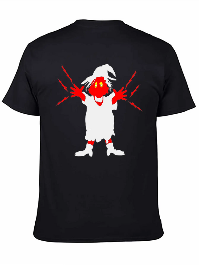 Ugly Witch With Magic Forces Lightning Lightweight Cotton T-Shirt – Daily Comfort Graphic Shirt