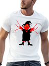 Ugly Witch With Magic Forces Lightning Lightweight Cotton T-Shirt – Daily Comfort Graphic Shirt