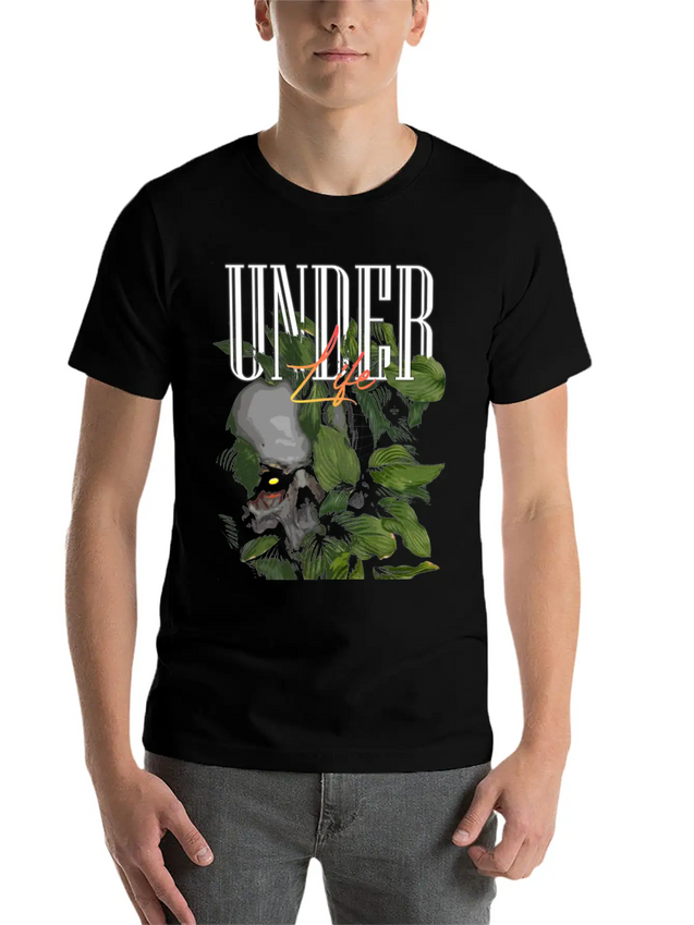 Under Life Modern Streetwear Lightweight Cotton T-Shirt – Daily Comfort Graphic Shirt