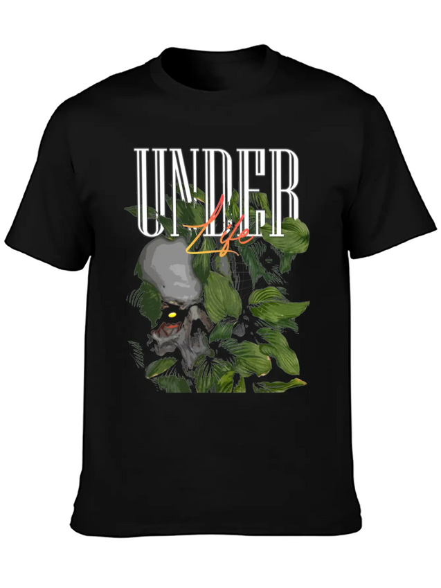 Under Life Modern Streetwear Lightweight Cotton T-Shirt – Daily Comfort Graphic Shirt