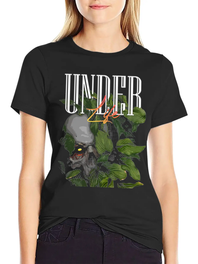 Under Life Modern Streetwear Lightweight Cotton T-Shirt – Daily Comfort Graphic Shirt