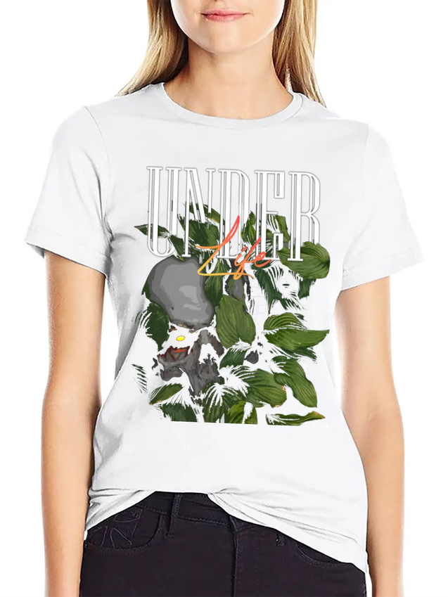 Under Life Modern Streetwear Lightweight Cotton T-Shirt – Daily Comfort Graphic Shirt