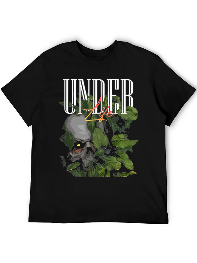 Under Life Modern Streetwear Lightweight Cotton T-Shirt – Daily Comfort Graphic Shirt