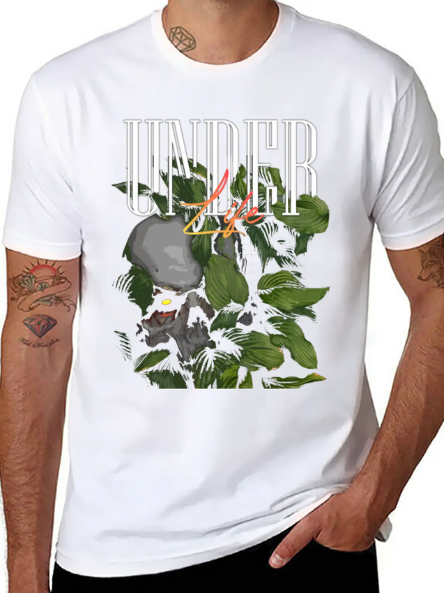 Under Life Modern Streetwear Lightweight Cotton T-Shirt – Daily Comfort Graphic Shirt