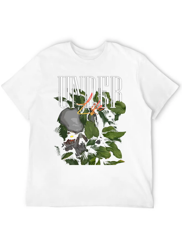 Under Life Modern Streetwear Lightweight Cotton T-Shirt – Daily Comfort Graphic Shirt