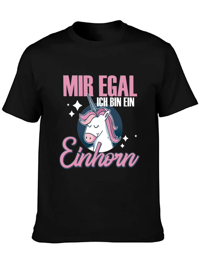 Unicorn Lightweight Cotton T-Shirt – Daily Comfort Graphic Shirt