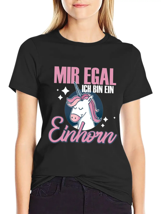 Unicorn Lightweight Cotton T-Shirt – Daily Comfort Graphic Shirt