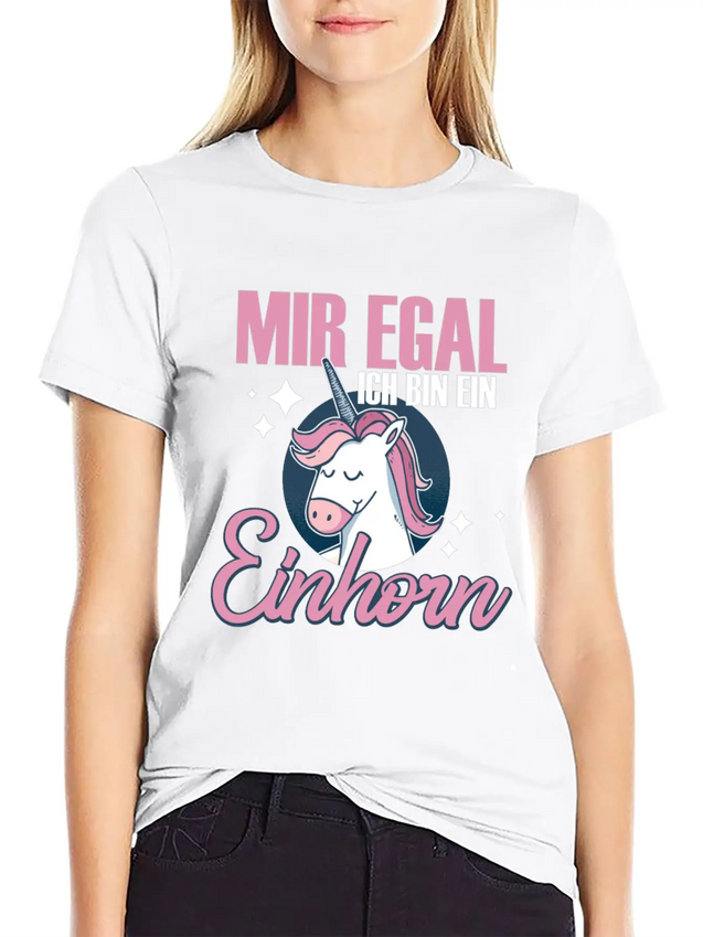 Unicorn Lightweight Cotton T-Shirt – Daily Comfort Graphic Shirt
