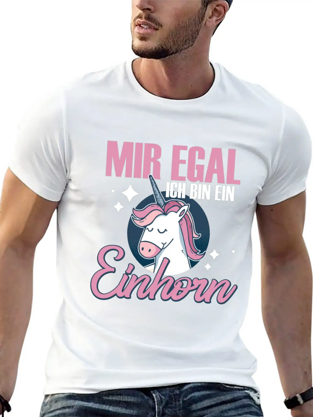 Unicorn Lightweight Cotton T-Shirt – Daily Comfort Graphic Shirt