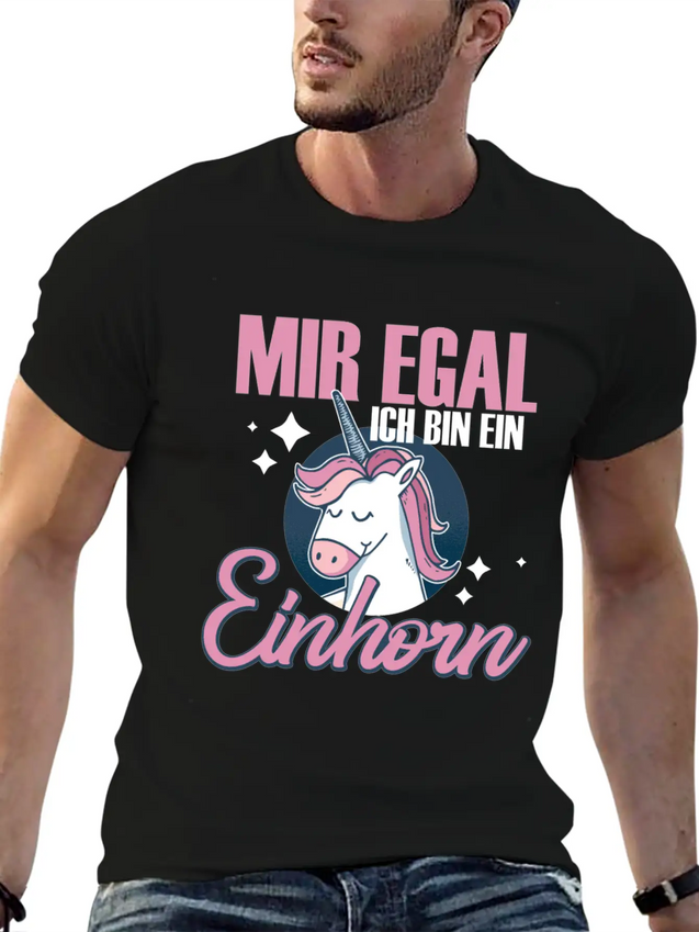 Unicorn Lightweight Cotton T-Shirt – Daily Comfort Graphic Shirt