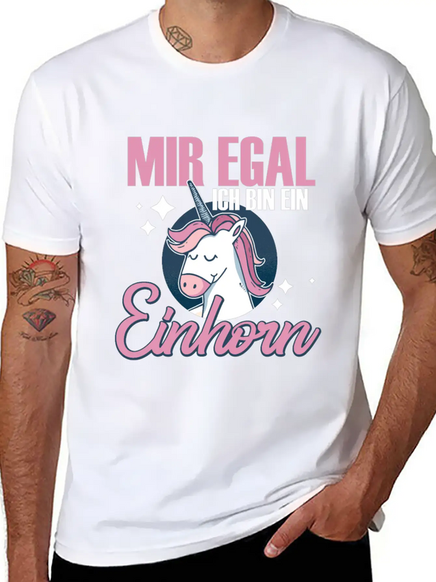 Unicorn Lightweight Cotton T-Shirt – Daily Comfort Graphic Shirt