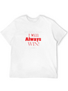 Unique Streetwear King B Design Always Win Lightweight Cotton T-Shirt – Daily Comfort Graphic Shirt