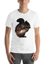 Universe Squirrel Lightweight Cotton T-Shirt – Daily Comfort Graphic Shirt
