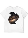 Universe Squirrel Lightweight Cotton T-Shirt – Daily Comfort Graphic Shirt
