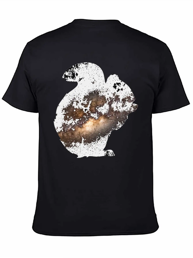 Universe Squirrel Lightweight Cotton T-Shirt – Daily Comfort Graphic Shirt