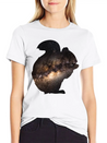 Universe Squirrel Lightweight Cotton T-Shirt – Daily Comfort Graphic Shirt