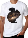 Universe Squirrel Lightweight Cotton T-Shirt – Daily Comfort Graphic Shirt