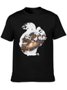 Universe Squirrel Lightweight Cotton T-Shirt – Daily Comfort Graphic Shirt