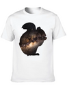 Universe Squirrel Lightweight Cotton T-Shirt – Daily Comfort Graphic Shirt