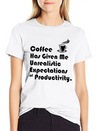 UNREALISTIC EXPECTATIONS OF PRODUCTIVITY Lightweight Cotton T-Shirt – Daily Comfort Graphic Shirt