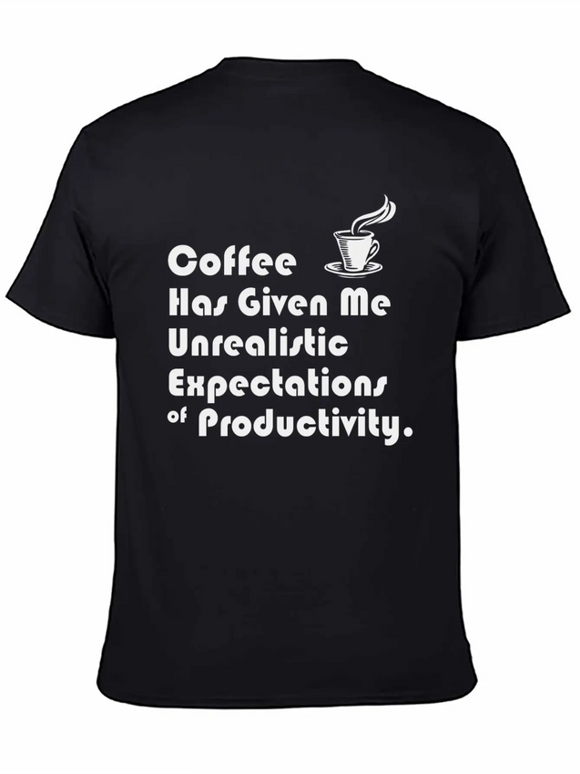 UNREALISTIC EXPECTATIONS OF PRODUCTIVITY Lightweight Cotton T-Shirt – Daily Comfort Graphic Shirt