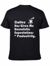 UNREALISTIC EXPECTATIONS OF PRODUCTIVITY Lightweight Cotton T-Shirt – Daily Comfort Graphic Shirt