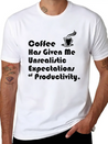 UNREALISTIC EXPECTATIONS OF PRODUCTIVITY Lightweight Cotton T-Shirt – Daily Comfort Graphic Shirt