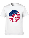 USA Flag - American Flag - Flag - American - Usa Lightweight Cotton T-Shirt – Daily Comfort Graphic Shirt