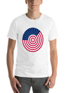 USA Flag - American Flag - Flag - American - Usa Lightweight Cotton T-Shirt – Daily Comfort Graphic Shirt