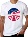 USA Flag - American Flag - Flag - American - Usa Lightweight Cotton T-Shirt – Daily Comfort Graphic Shirt