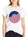 USA Flag - American Flag - Flag - American - Usa Lightweight Cotton T-Shirt – Daily Comfort Graphic Shirt