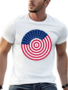 USA Flag - American Flag - Flag - American - Usa Lightweight Cotton T-Shirt – Daily Comfort Graphic Shirt