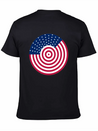 USA Flag - American Flag - Flag - American - Usa Lightweight Cotton T-Shirt – Daily Comfort Graphic Shirt