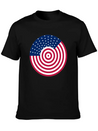 USA Flag - American Flag - Flag - American - Usa Lightweight Cotton T-Shirt – Daily Comfort Graphic Shirt