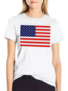 USA Flag Lightweight Cotton T-Shirt – Daily Comfort Graphic Shirt
