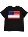 USA Flag Lightweight Cotton T-Shirt – Daily Comfort Graphic Shirt