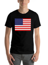 USA Flag Lightweight Cotton T-Shirt – Daily Comfort Graphic Shirt