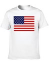 USA Flag Lightweight Cotton T-Shirt – Daily Comfort Graphic Shirt