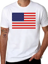 USA Flag Lightweight Cotton T-Shirt – Daily Comfort Graphic Shirt