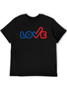 USA Love Typography Icon Lightweight Cotton T-Shirt – Daily Comfort Graphic Shirt