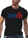 USA Love Typography Icon Lightweight Cotton T-Shirt – Daily Comfort Graphic Shirt