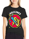 Vaccines Save Lives Lightweight Cotton T-Shirt – Daily Comfort Graphic Shirt