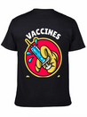 Vaccines Save Lives Lightweight Cotton T-Shirt – Daily Comfort Graphic Shirt