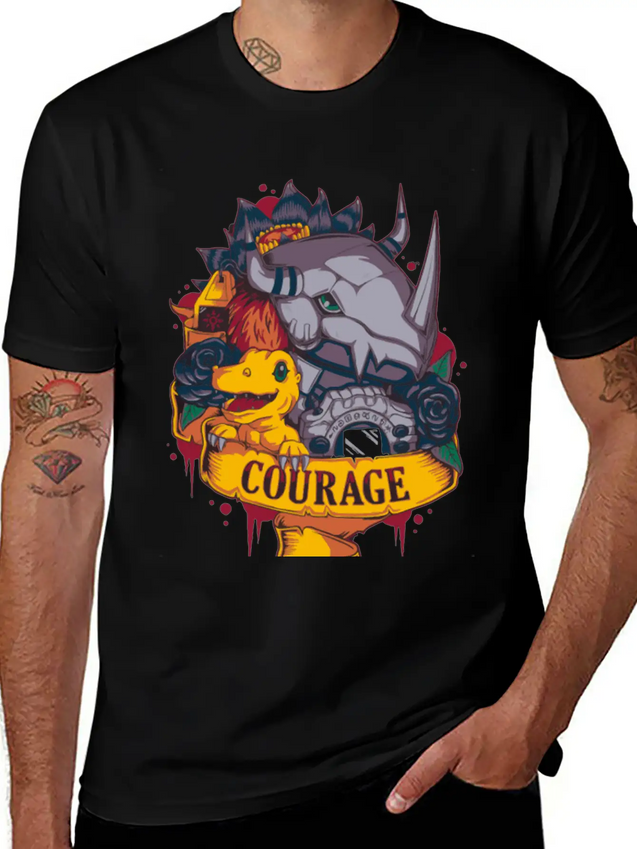 Valor Digital Lightweight Cotton T-Shirt – Daily Comfort Graphic Shirt