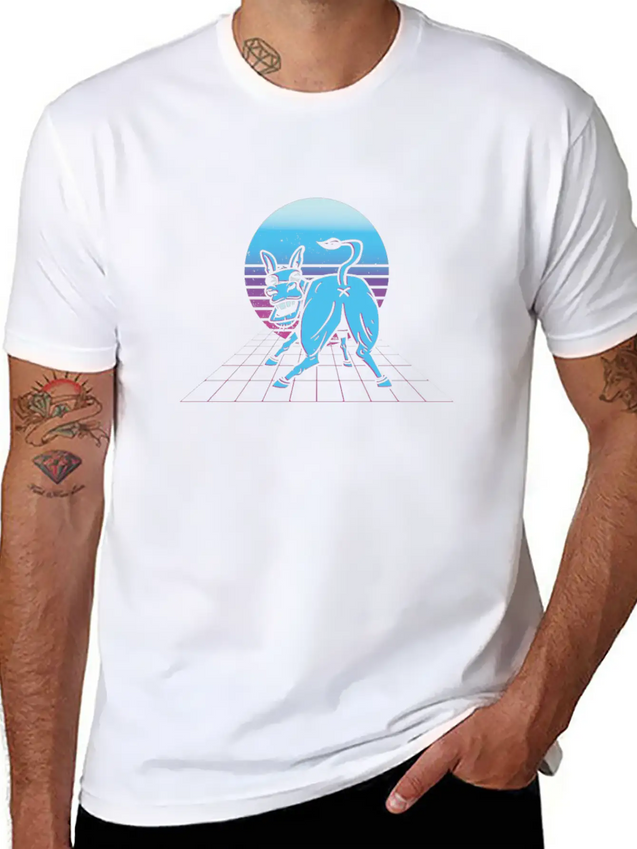 Vaporwave Donkey Japanese Aesthetic Lightweight Cotton T-Shirt – Daily Comfort Graphic Shirt