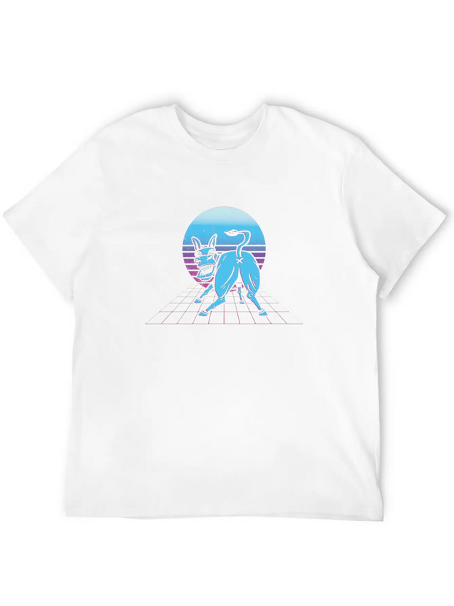 Vaporwave Donkey Japanese Aesthetic Lightweight Cotton T-Shirt – Daily Comfort Graphic Shirt