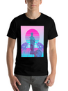 Vaporwave Greek Statue. Giff For Fans Of Physics Lightweight Cotton T-Shirt – Daily Comfort Graphic Shirt
